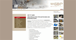 Desktop Screenshot of gdp.at